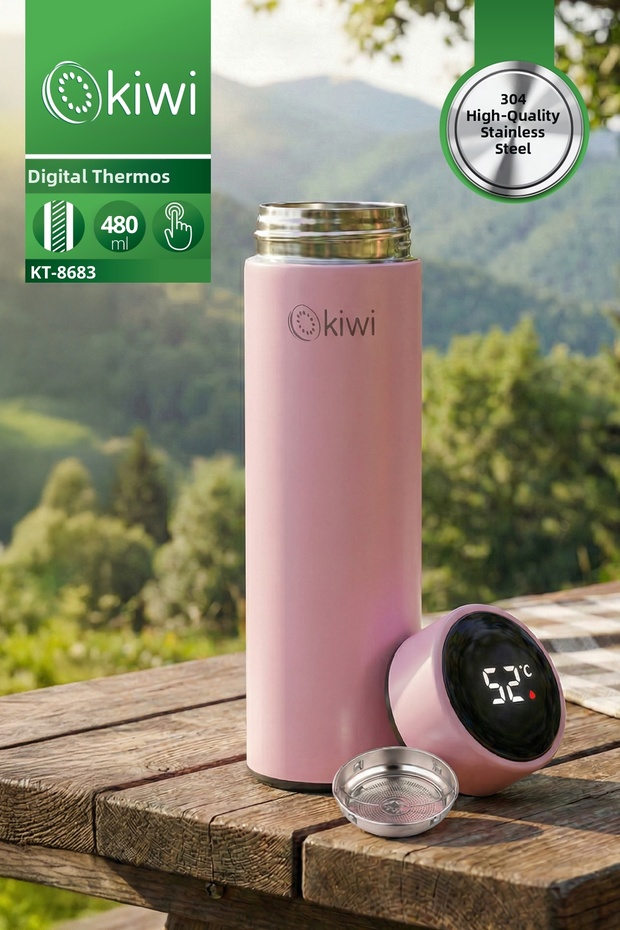 Kt-8683 Thermos with Digital Temperature Display