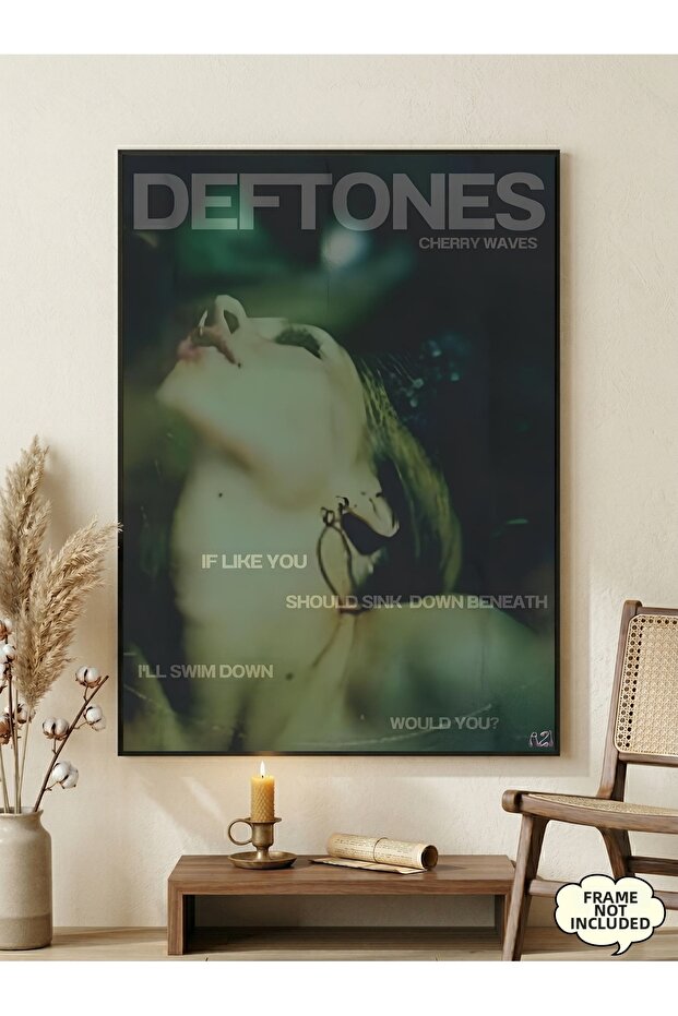 Poster din lemn Deftones (fără ramă) - 2