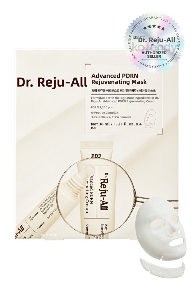 Advanced Pdrn Rejuvenating Mask - Pdrn, Niacinamide & Collagen Face and Neck Mask 4 X 36ml