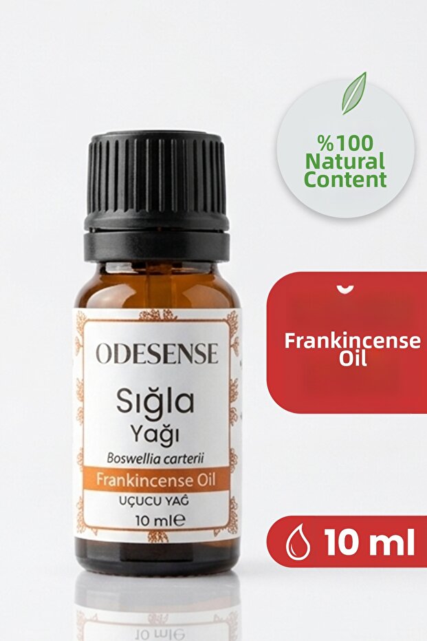 Frankincense Essential Oil 10 ml 100% Natural and Pure Content Daily Frankincense Oil Bottle with Dropper Cap