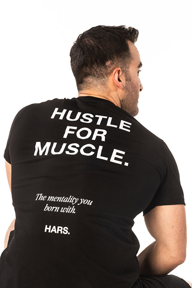 Hars Hustle for Muscle Tee