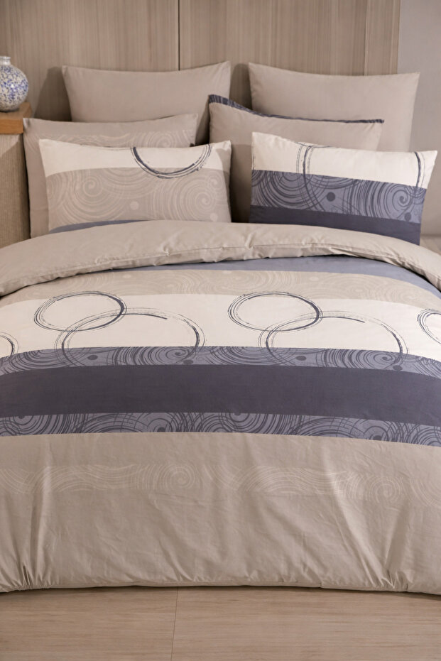 Ranforce Emi Single 100% Cotton Duvet Cover Set | Without Sheets