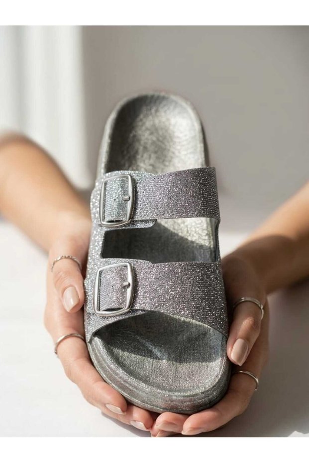 Women's Slippers, Daily Slippers, Orthopedic, Buckle-Strapped, Soft Sole, Stylish Beach Slippers