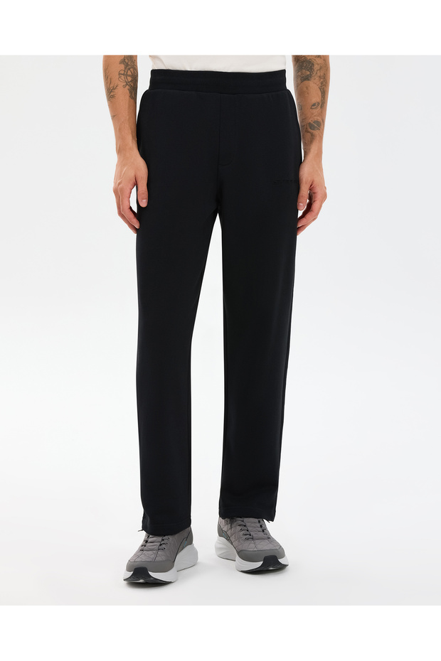 M essential regular sweatpant men's black tracksuit bottoms s2610007-3817