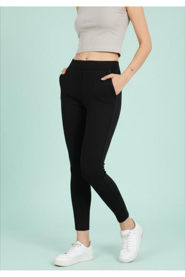 Four-Pocket Lycra Full-Fit Steel Pants