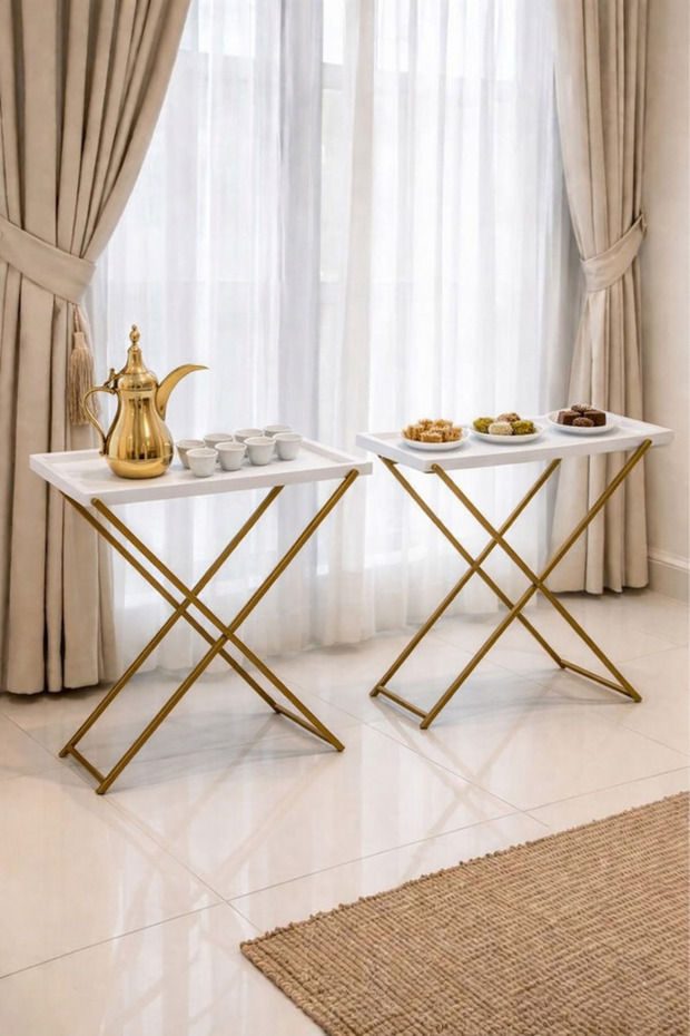 طاولة تقديم مستطيلة كونسول 100*90 سم , 80*90 سم - 1