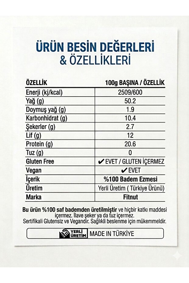 Badem Ezmesi 255 gr - 2