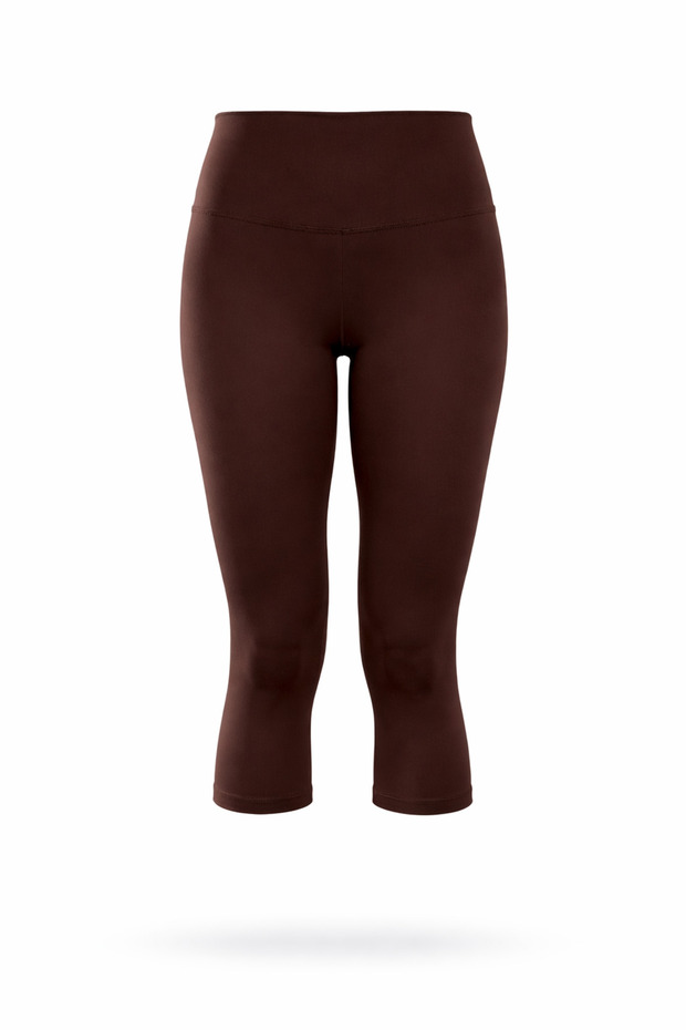 Brown Comfortlux Capri Leggings