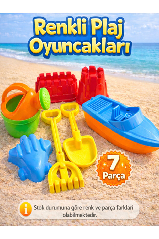a v d a Sürat Tekne Gemi + Sulama Kabı + Kürek + Tırmık + 2 adet kum kalıbı Plaj Bahçe Deniz Seti
