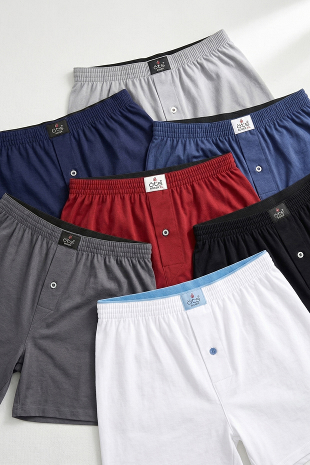 Men's White Boxers - 3