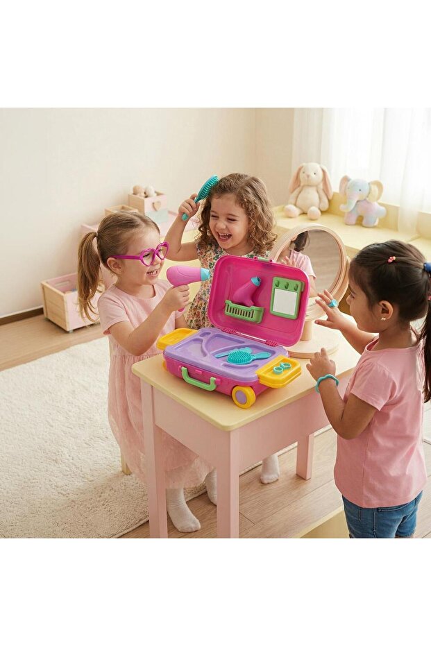 Beauty Set, Hair Styling and Makeup Toy Sets Kit