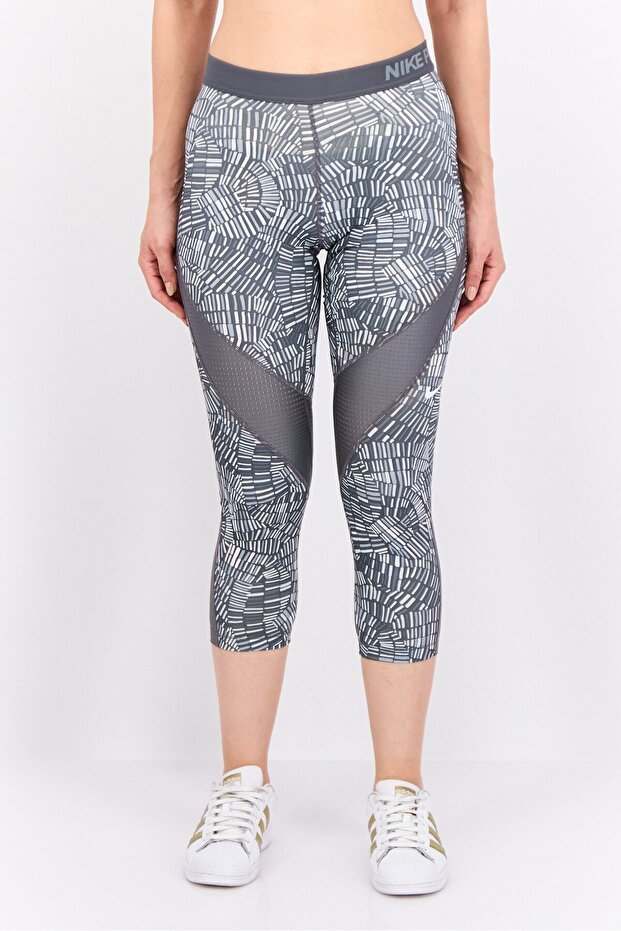 Women Sportswear Fit Training Capri Leggings, Grey