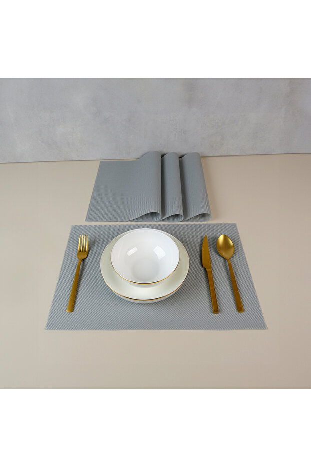 Plaid Fog 4 Piece American Service Set 30X45Cm
