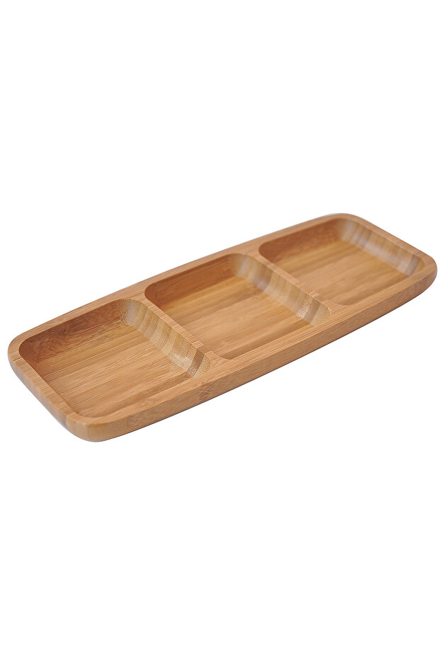 Ganberi 3-Compartment Snack Bowl & Sauce Bowl