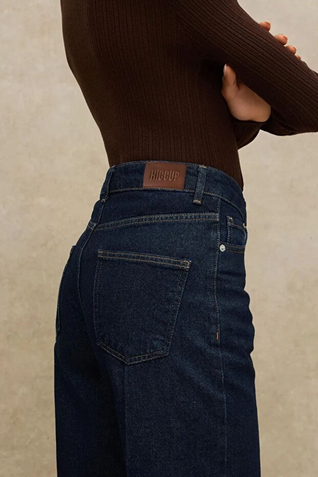 Weit geschnittene Raw-Denim-Hose - 3