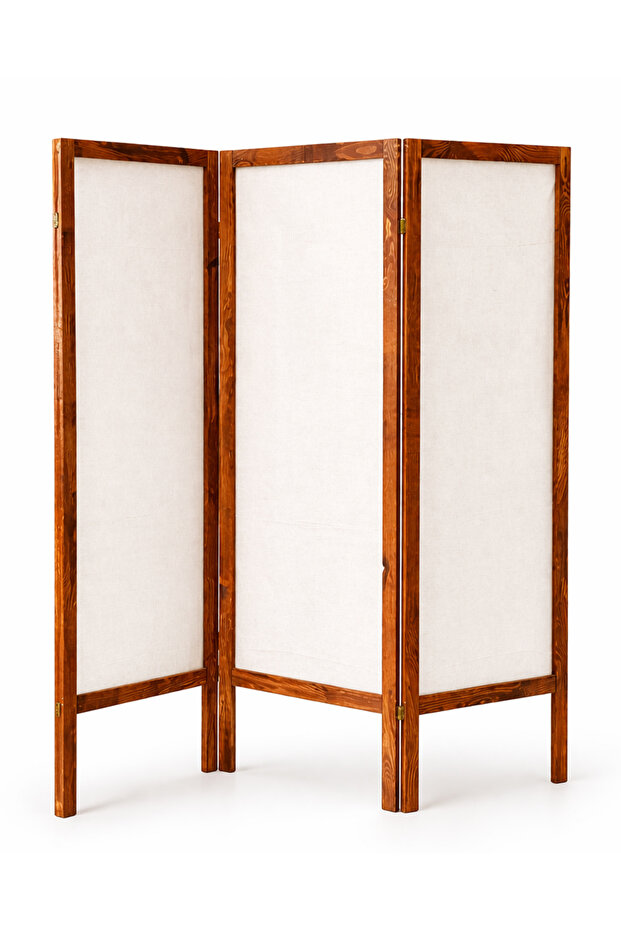 Ahşap Paravan Panel Kumaş Seperatör Paravan 5400 - 2