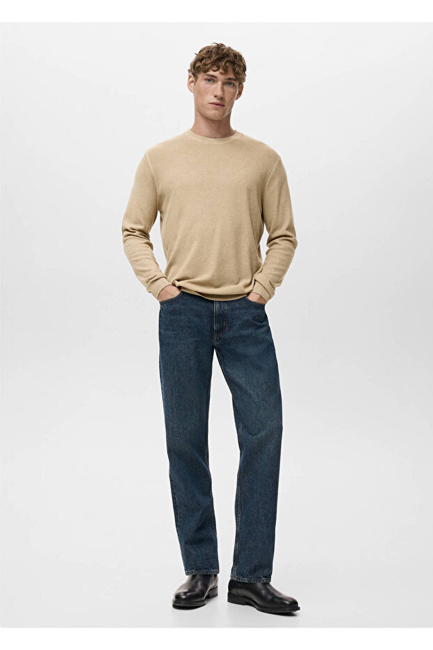 Dünner Strickpullover - 2