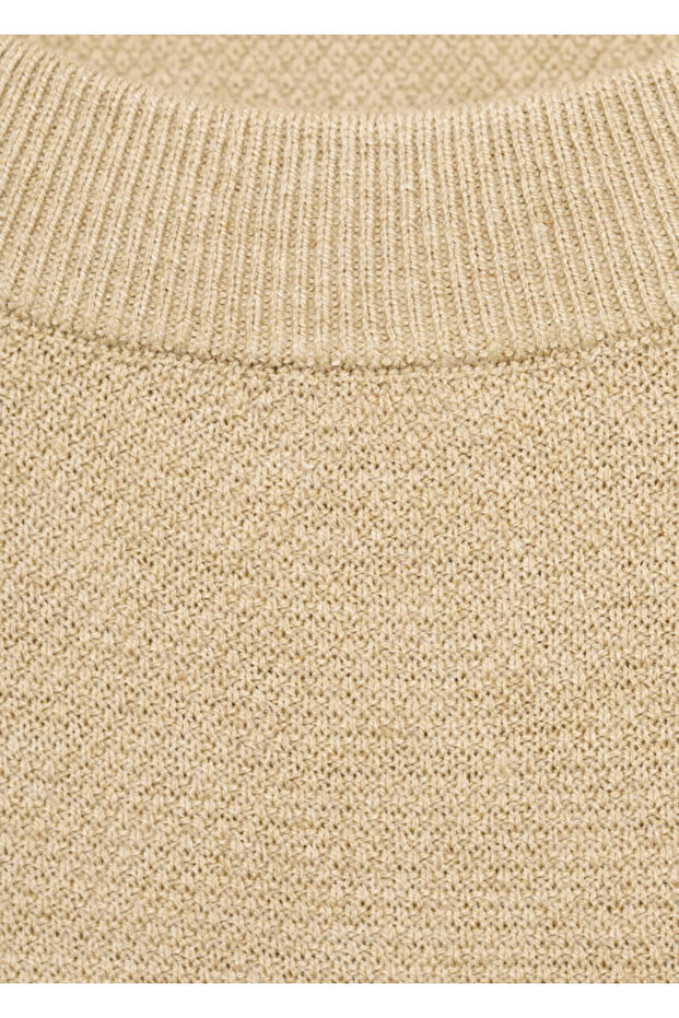 Dünner Strickpullover - 8