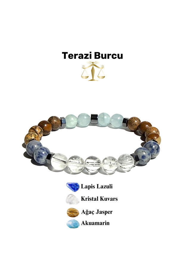 Libra Natural Stone Bracelet