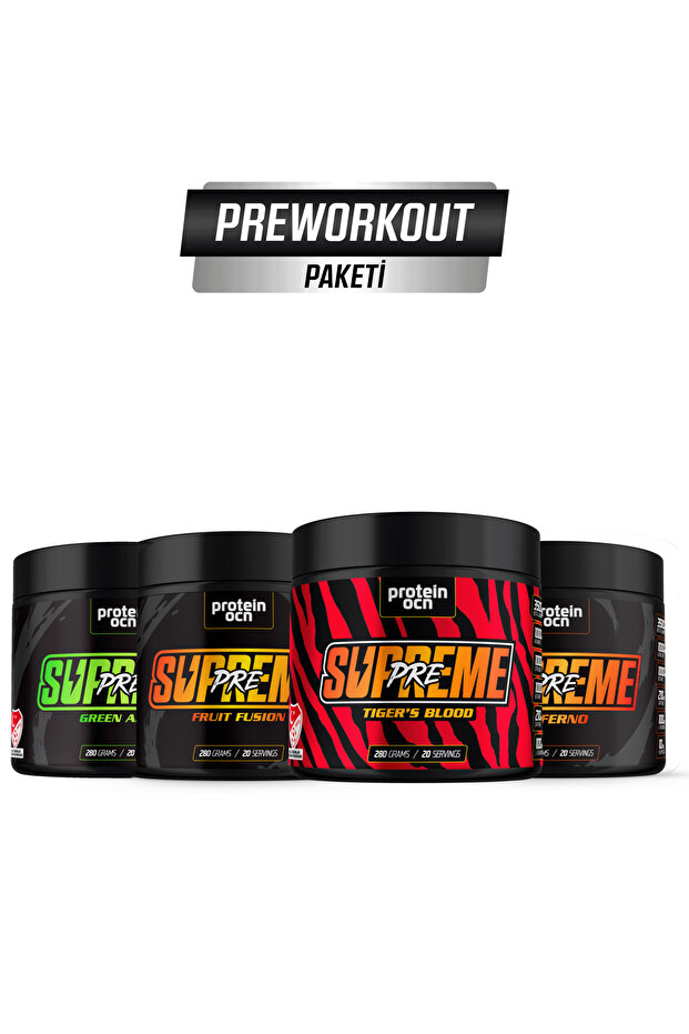 Proteinocean Preworkout Supreme - 4lü Paket - 280g x 4 Adet