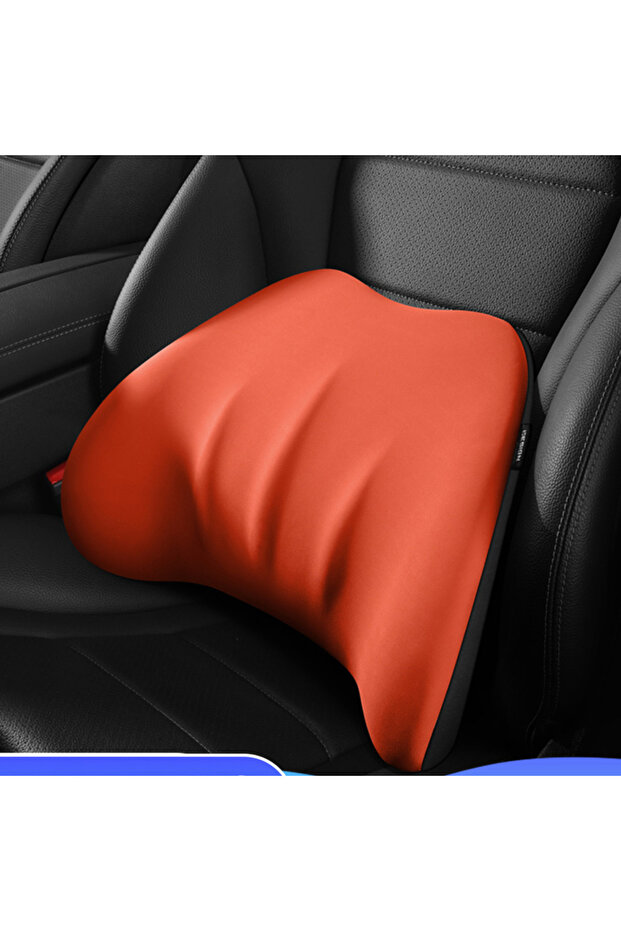 AUTO FAMILY Ergonomic Lumbar Support Backrest Pillow for Car & Office Chair – Memory Foam Cushion