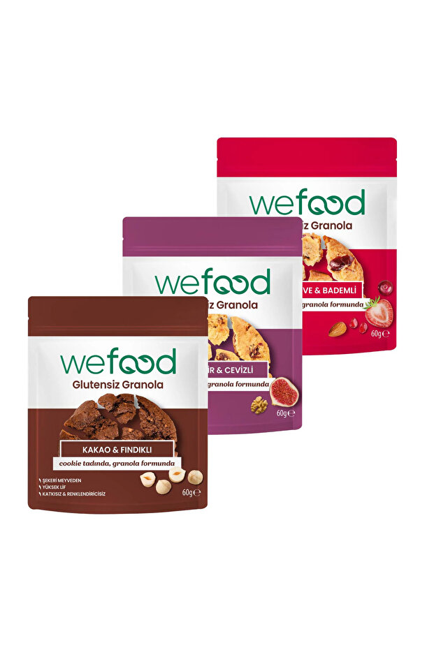 Wefood Glutensiz Granola Bites Deneme Paketi