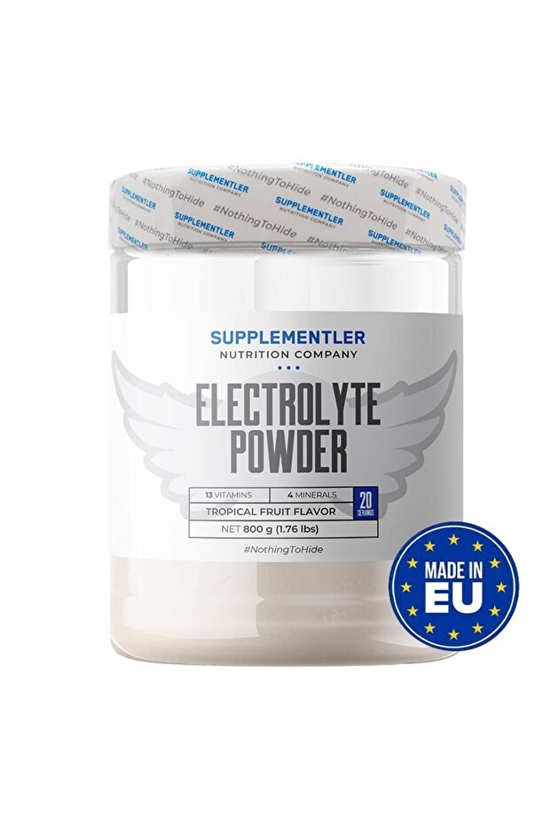 Supplementler Electrolyte Powder 800 gr - Tropikal Meyve