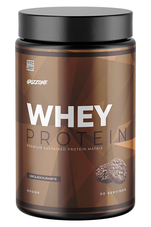 GRIZZONE Whey Proteın 900 Gr ( Çikolatalı Kurabiye Aromalı )