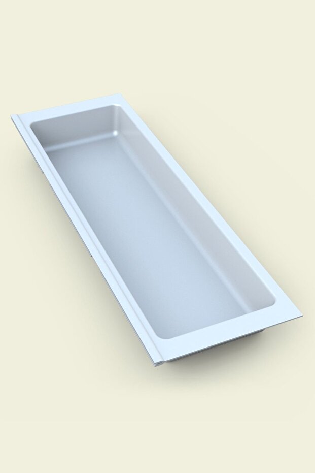 Kitchen Drawer Single Compartment Ladle-Spoon Holder White 16Cmx48Cm (Can Be Cut 4cm from the Length)