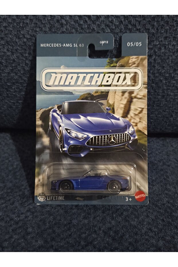 Matchbox Long Card Special Series 1/64 Mercedes Amg Sl 63 Collection Model Open-Top Toy Car