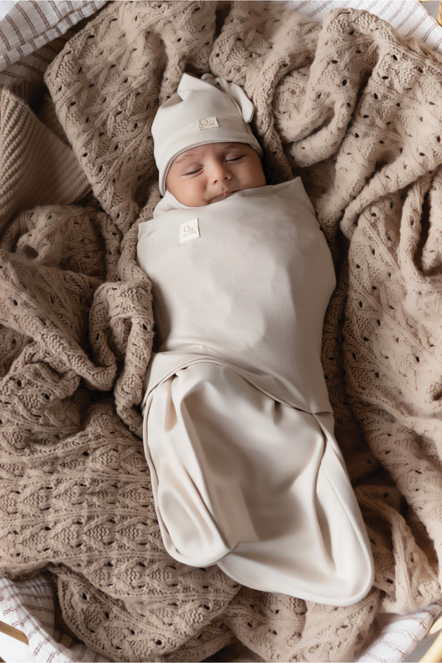 Premium Hip-Friendly Ergonomic Newborn Swaddle Set - Safe Sleep