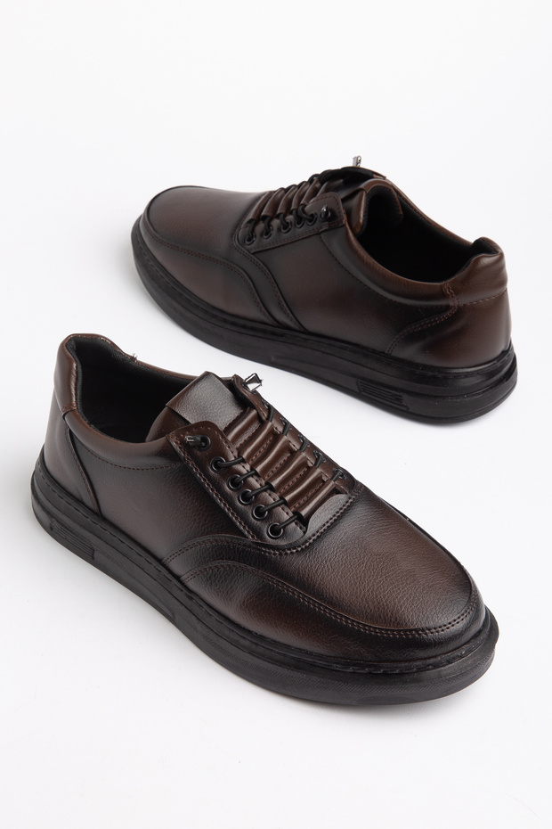 Men's Sneakers - Classic, Comfortable, and Stylish for Everyday Use, Lightweight, High-Quality Synthetic Leather