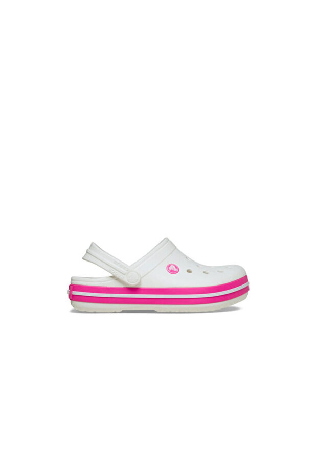 شبشب Crocband Clog T للأطفال، باللون الأبيض - 207005-6WU