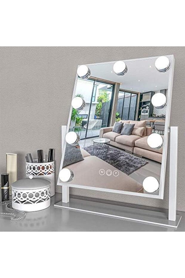 Lighted Vanity Mirror - Hollywood Style Makeup Vanity Mirror with Lights and Touch button, 3 C top-n