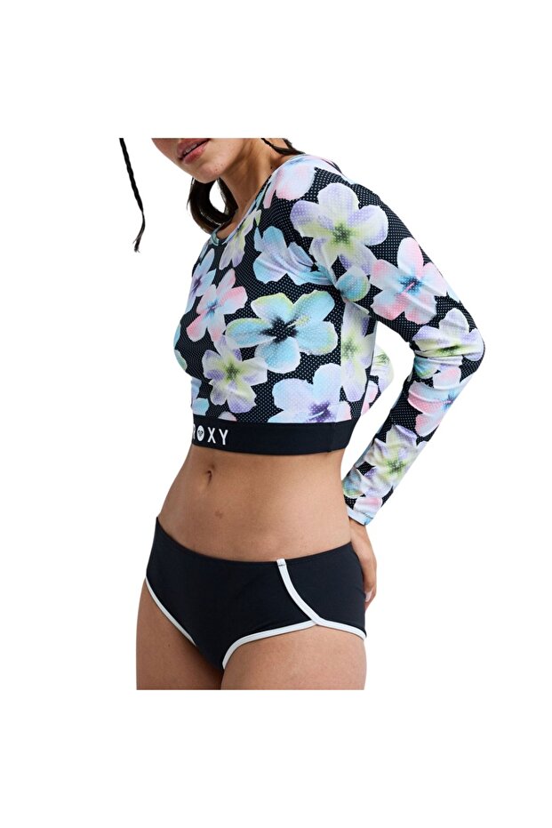 ACTIVE LS CROP TOP ΑΝΘΡΑΚΙ IM REAL L - 3