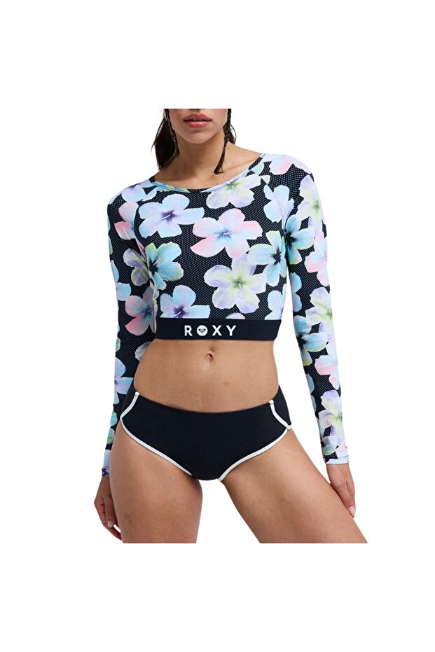 ACTIVE LS CROP TOP ΑΝΘΡΑΚΙ IM REAL L - 1