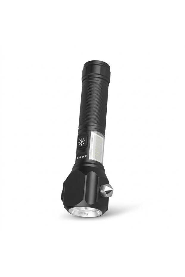 مصباح يدوي LED طراز DX2335، متعدد الوظائف، مقاوم للماء وقابل للتكبير
