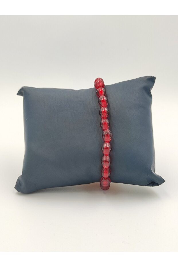 Amber Stone Combined Mi̇si̇nali̇ Cord Bracelet