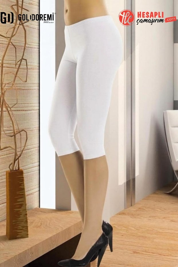 Premium Women's Cotton Lycra Comfortable High Waist Above Knee Short Casual/Sports Leggings