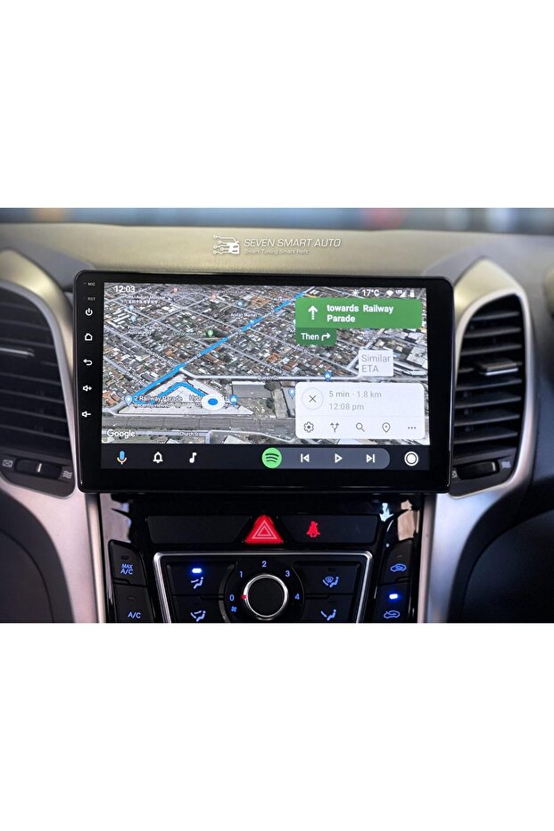شاشة أندرويد هيونداي لسيارة i30 (2011-2017) مع دعم كاربلاي وأندرويد أوتو وكاميرا خلفية - 3