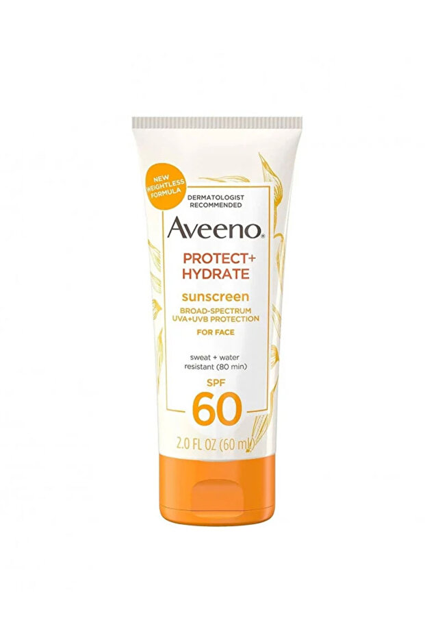 واقي شمس ومرطب للوجه من ماركة أفينو (Aveeno) بحماية SPF 60.