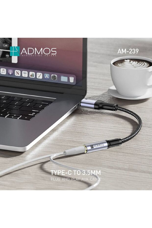 كابل AM-239 من نوع C إلى 3.5 ملم للاتصال السريع والتشغيل