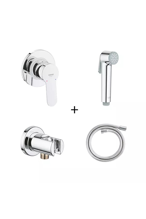 Trigger Spray Bundle chrome shower with faucet - 1