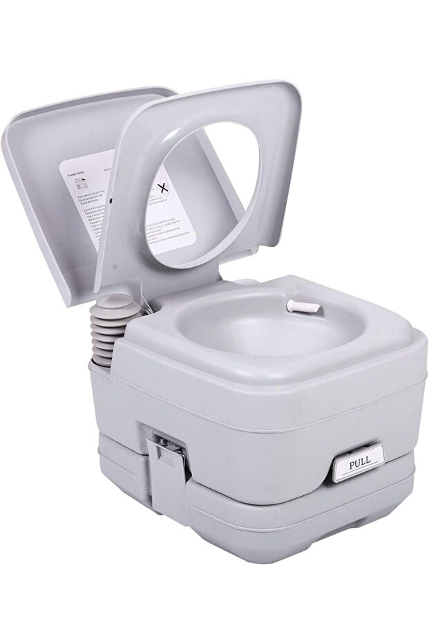 Portable Folding Toilet for Camping Travel Car Emergency Compact Outdoor Toilet