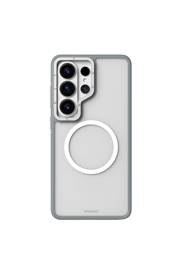 Galaxy S26 Ultra Case M-Safe Compatible Rock Sand Series Cover Gray