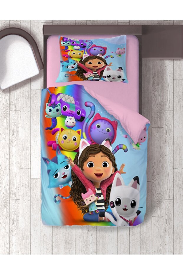 Gift Duvet Cover Gabby's Dollhouse 3D Printed Single Duvet Cover Set Without Sheets