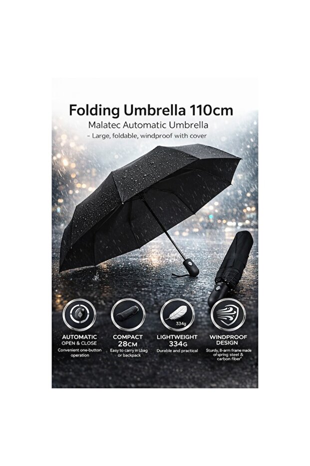 Automatic Folding Umbrella - 2