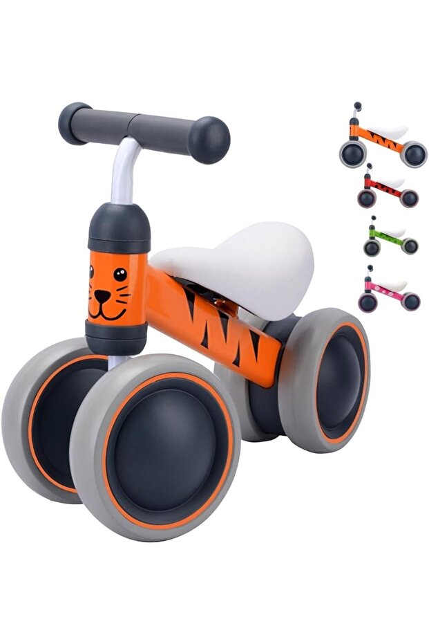 Baby Balance Bike Benny Tiger (Orange)
