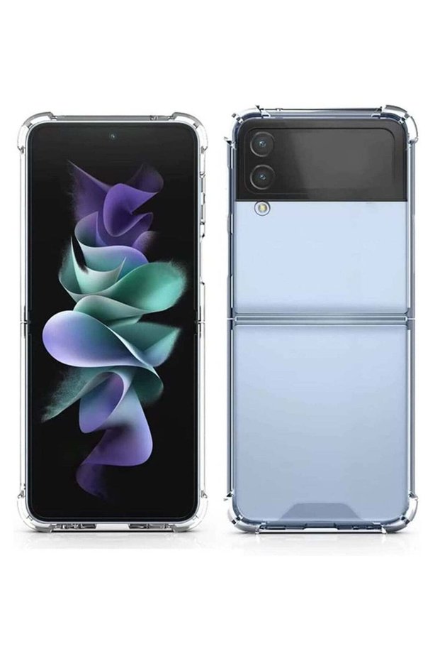 Samsung Galaxy Z Flip 4 Clear Case, Z Flip 4 Crystal Clear Slim Fit Phone Cover Soft