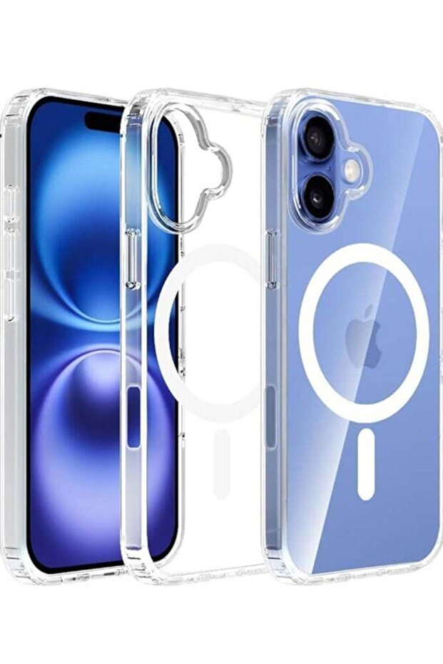 iPhone 16 Magnetic Case - Stylish Clear Back with Enhanced Scratch Resistance